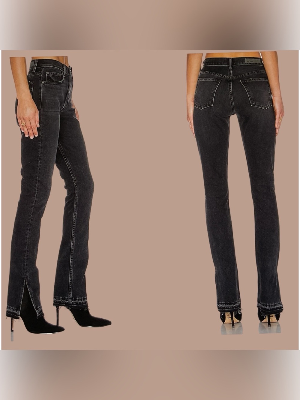 GRLFRND NATALIA SPLIT DISTRESSED  100% COTTON JEANS Sz 29